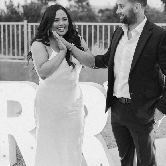 Club L London Forever Yours Bridal Engagement White Dress - Picture 5 of 6